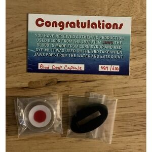 Blood Drop Capsule‎ From 1975 Jaws, #589/600, Come With Stand
